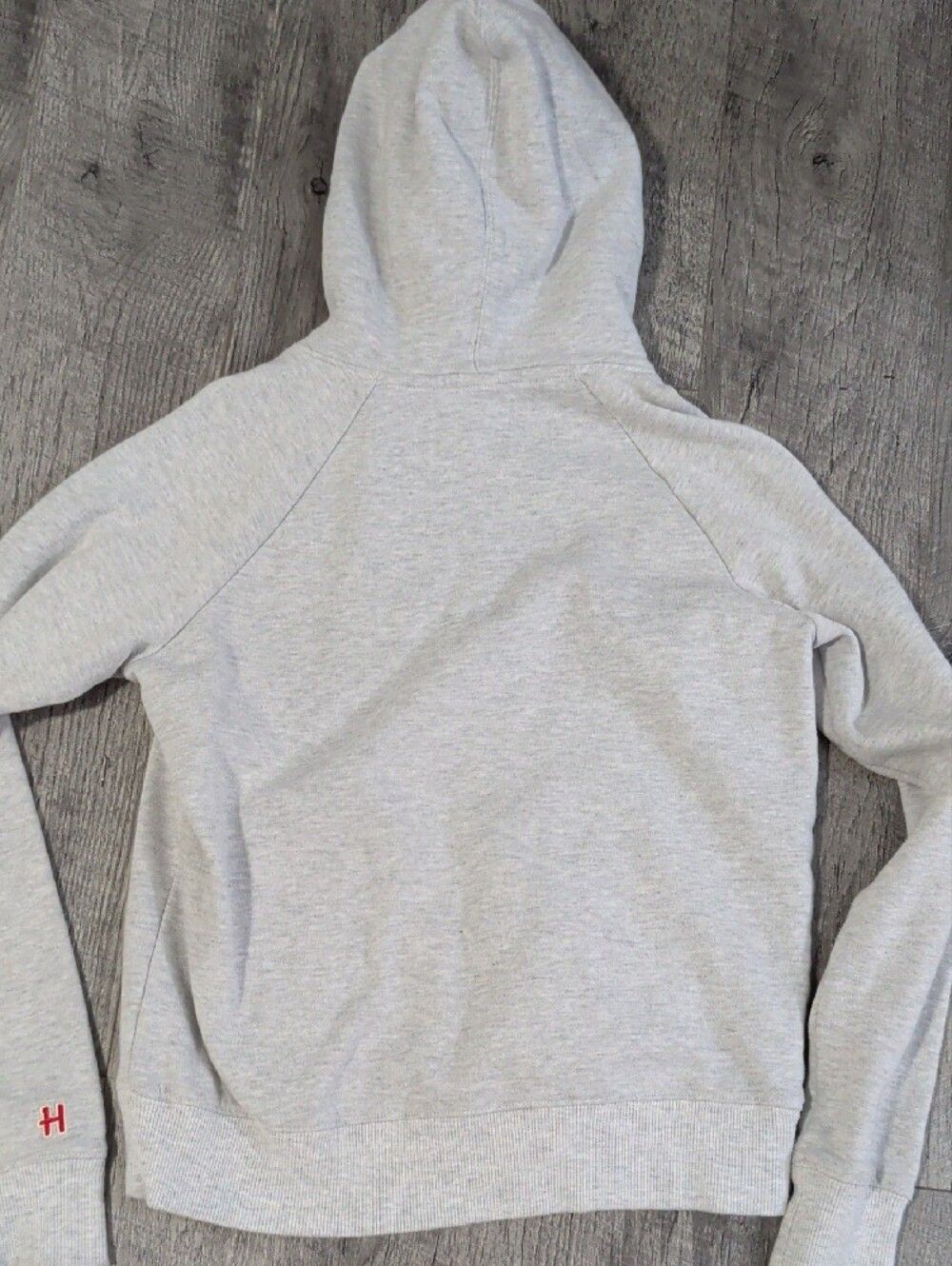 HOMAGE Light Gray Hoodie with Orange Cleveland Football, Men's S - Picture 4 of 4